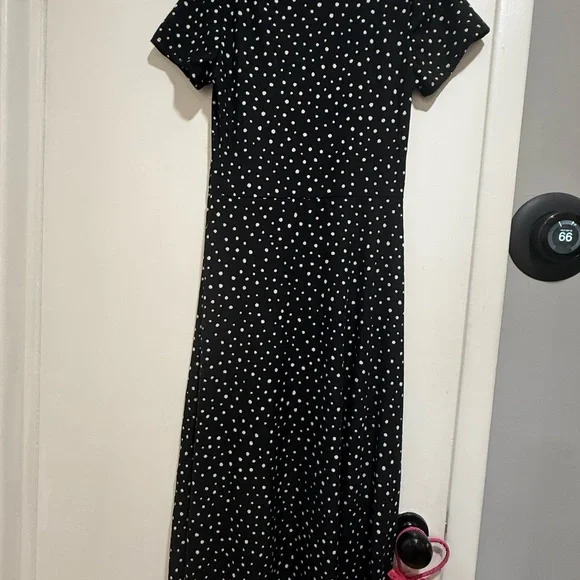 Jessica Simpson Black Polka Dot Dress - Picture 7 of 8